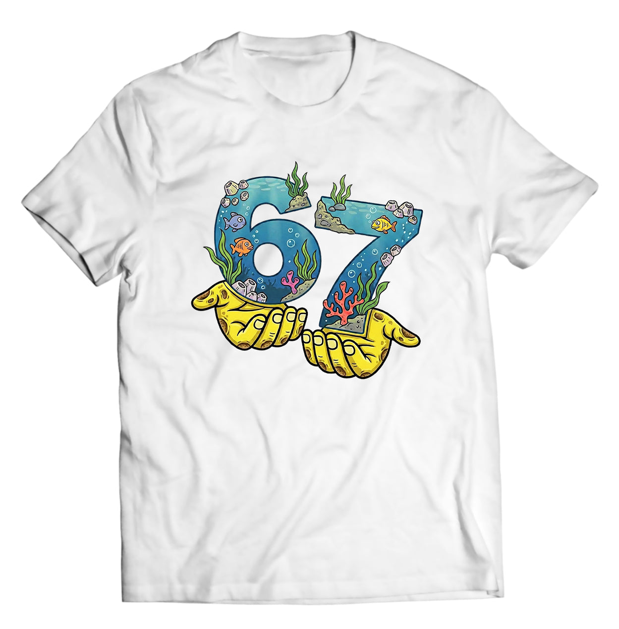 SpongeBob Inspired "Bikini Bottom 67" Graphic T-Shirt | Premium 90s Cartoon Nostalgia Streetwear
