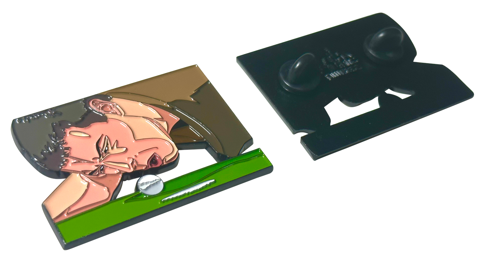 Happy Gilmore Yelling at the Golf Ball Enamel Pin – A Tribute to Comedy Gold