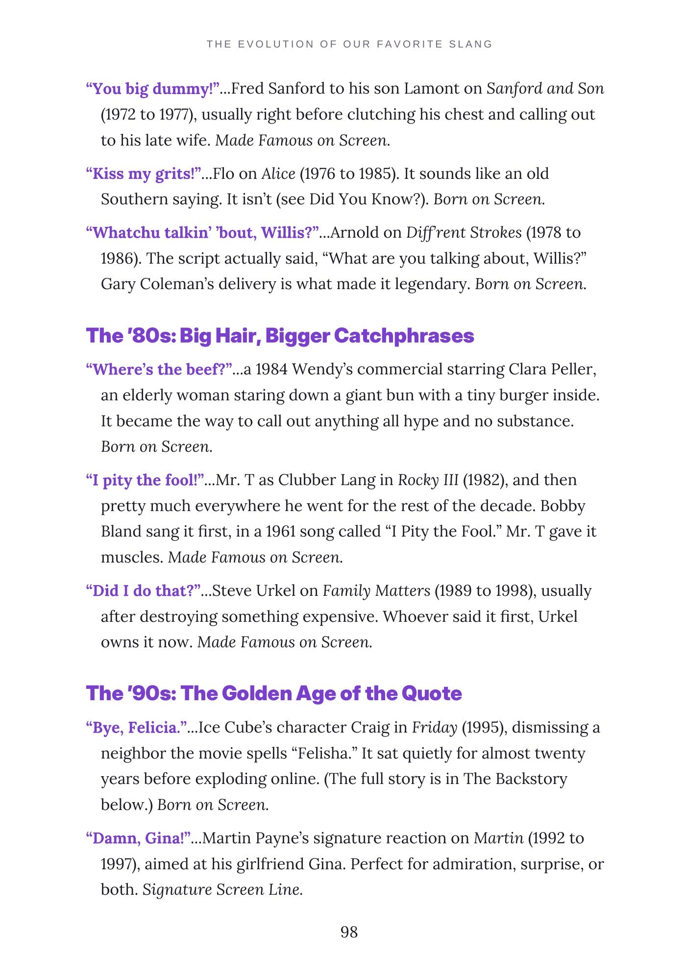 Slang History Book PDF | The Evolution of Our Favorite Slang, Funny Full-Color Gift Book from Booty Call to Sneaky Link, Instant Digital Download
