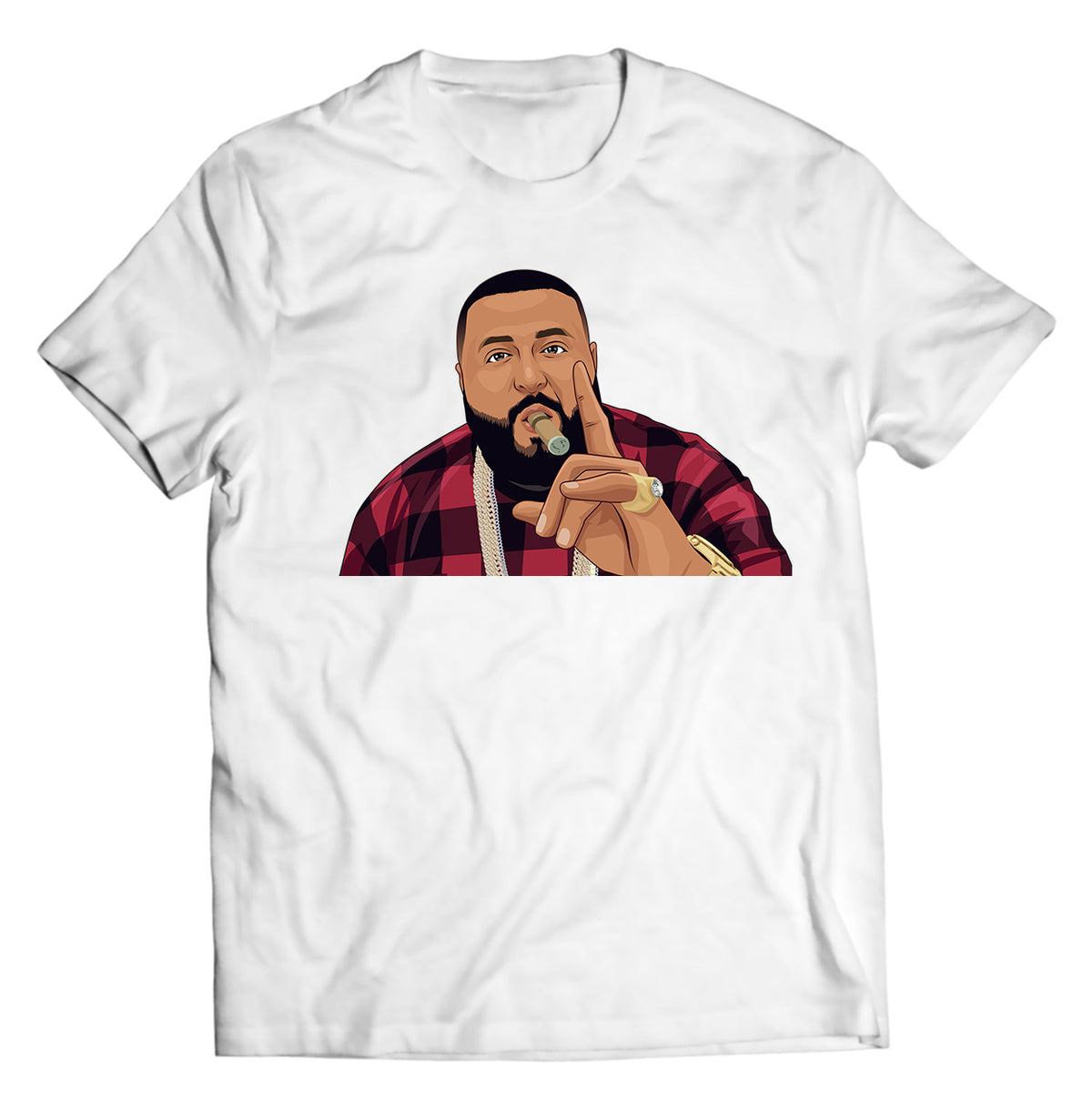 Unisex graphic T-shirt featuring an original hip hop music humorous illustration