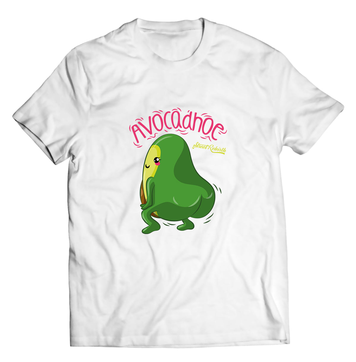 Unisex graphic T-shirt featuring an original food-themed humorous illustration
