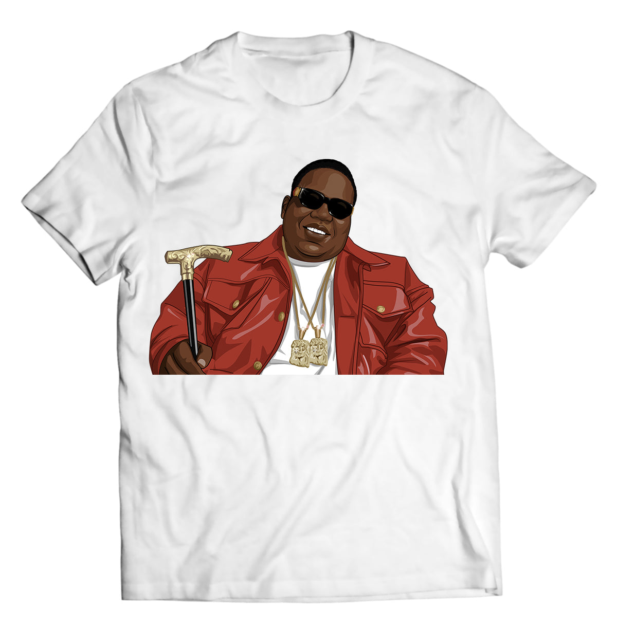 Unisex graphic T-shirt featuring an original hip hop music retro illustration