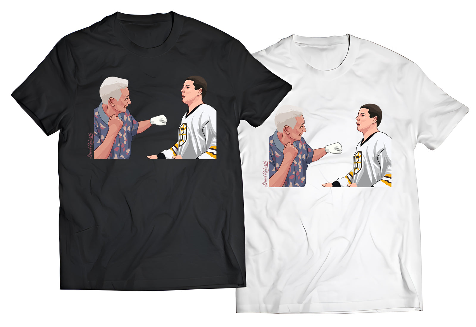 Happy Gilmore vs Bob Barker T-Shirt – Funny Golf Fight Scene Shirt, Retro Comedy Movie Tee, 90s Adam Sandler Pop Culture Apparel