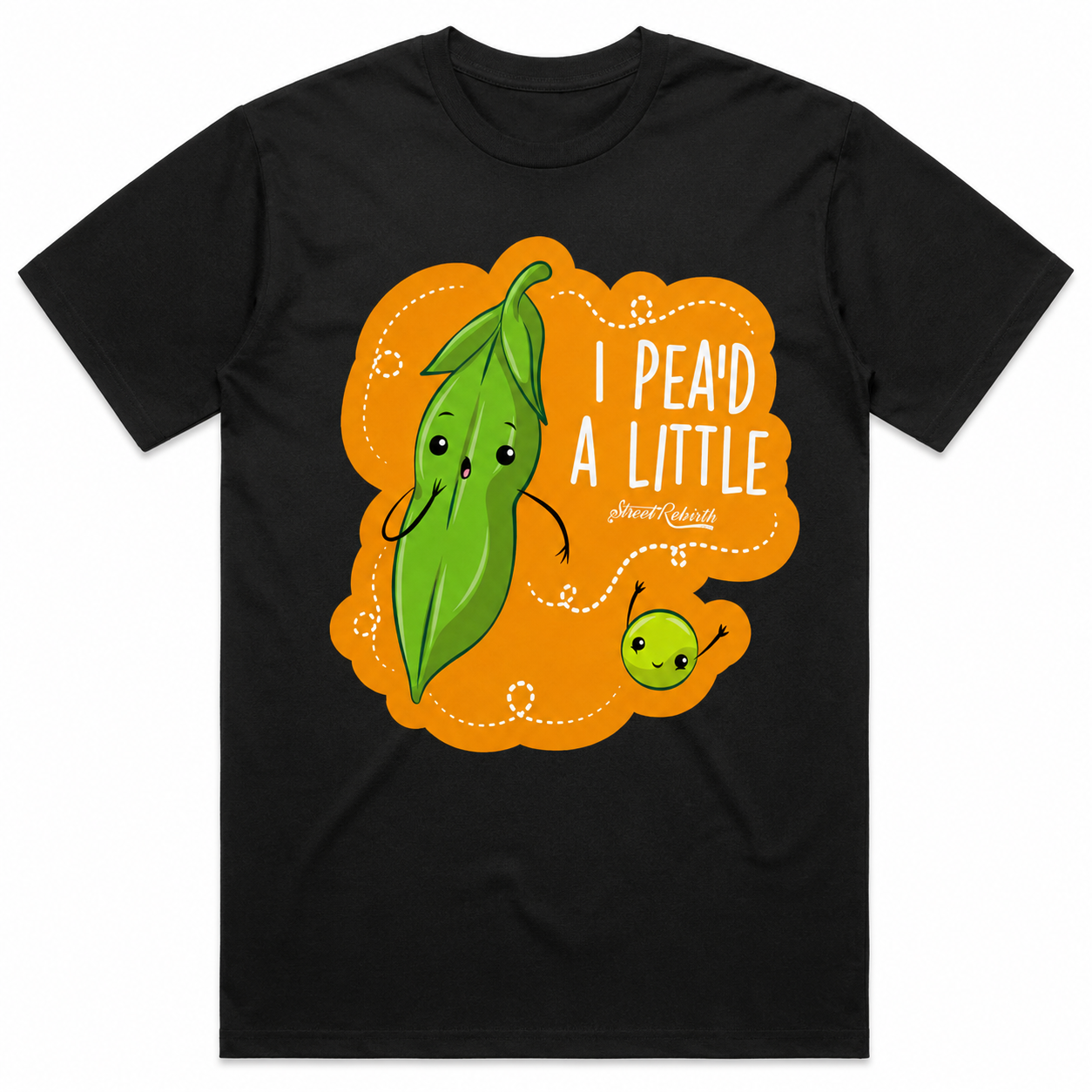 Unisex graphic T-shirt featuring an original humorous illustration, additional product view 3