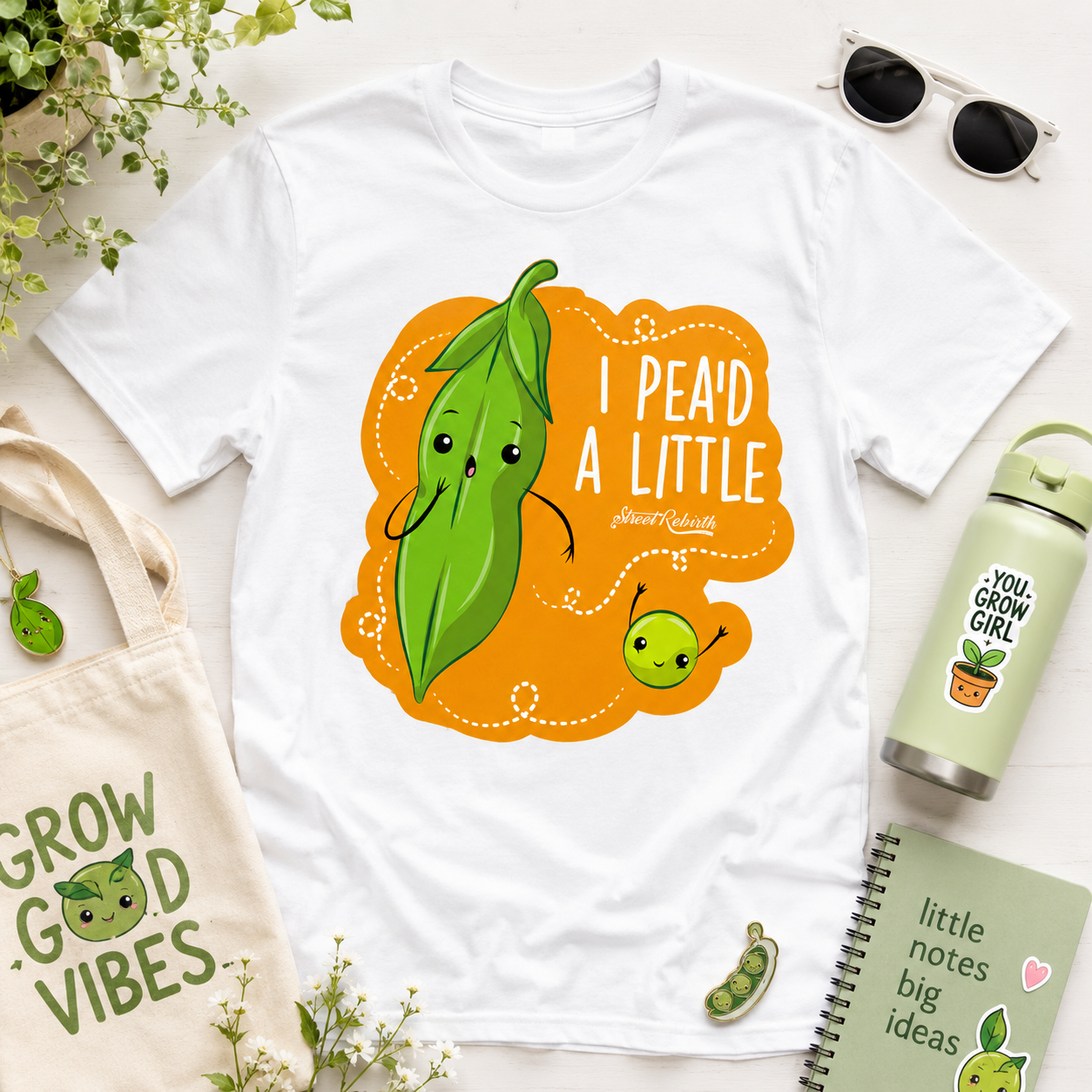 Unisex graphic T-shirt featuring an original humorous illustration