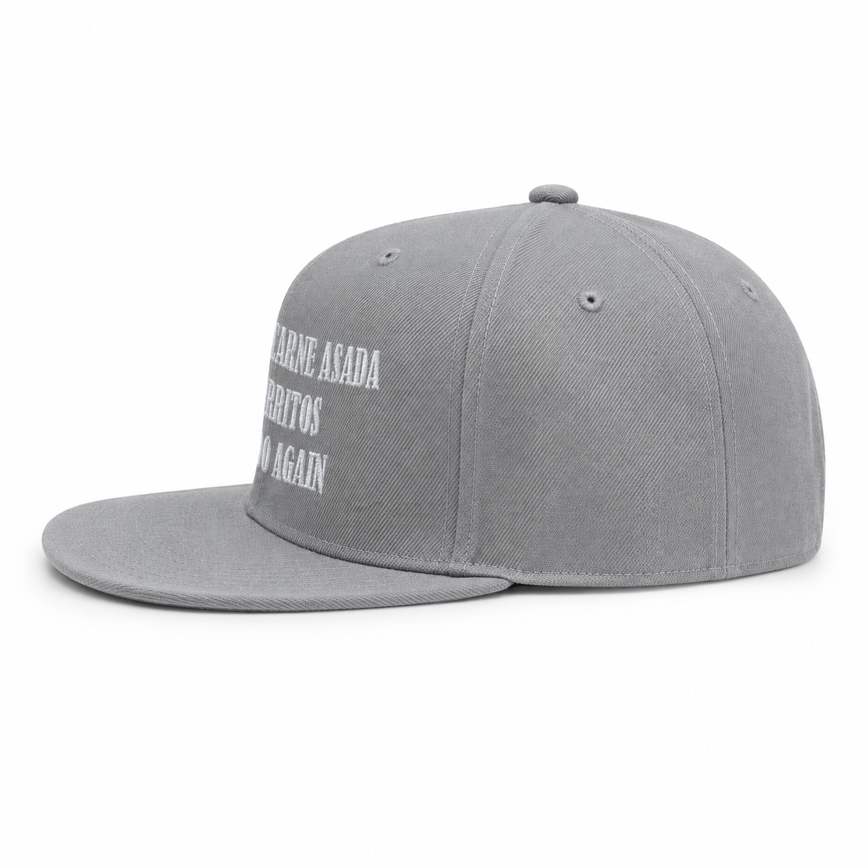 Make Carne Asada Burritos $5 Again Hat - GRAY - Make America Great Again Remix - Trump Parody - Street Rebirth