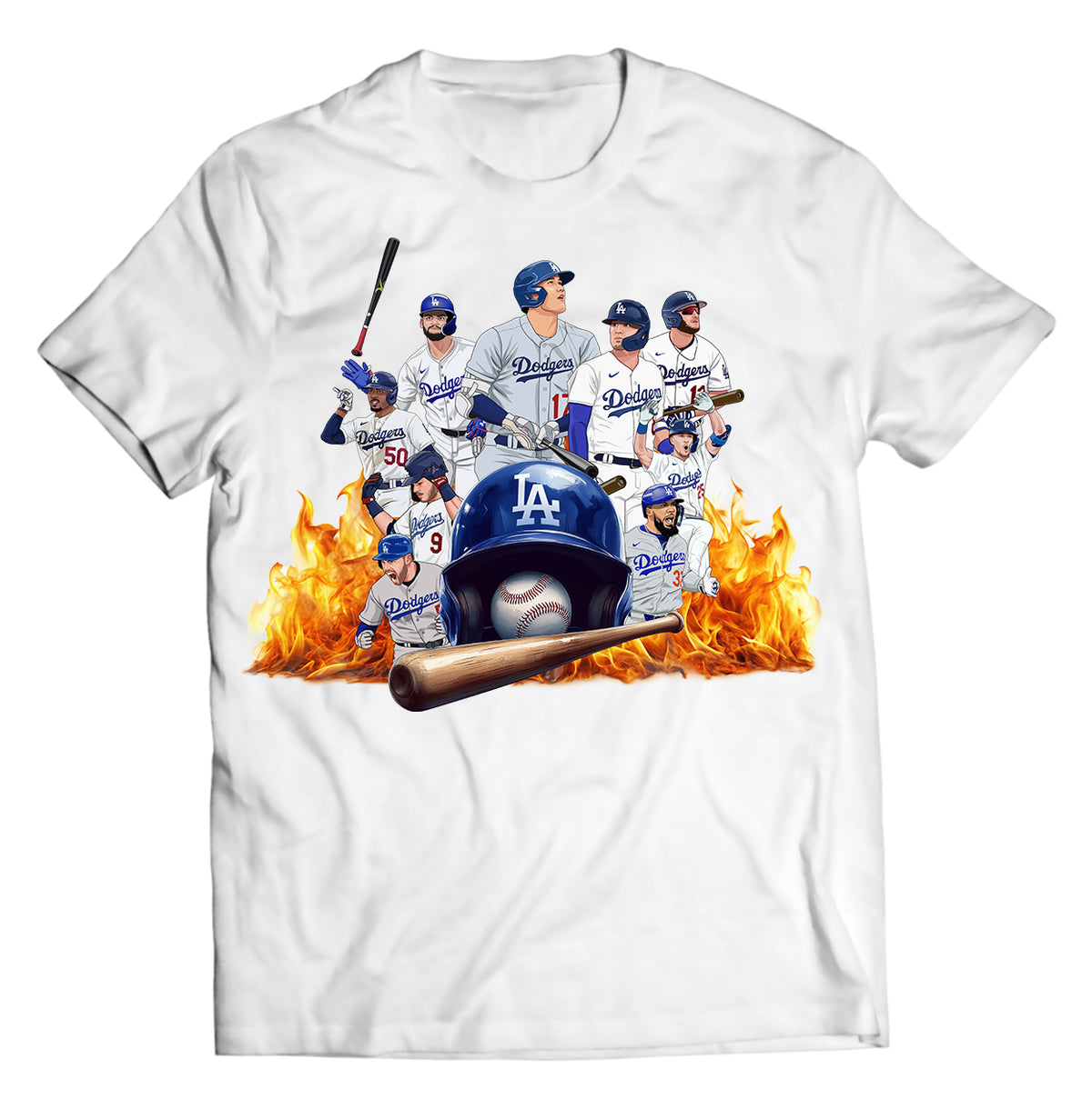 Unisex graphic T-shirt featuring an original baseball illustration