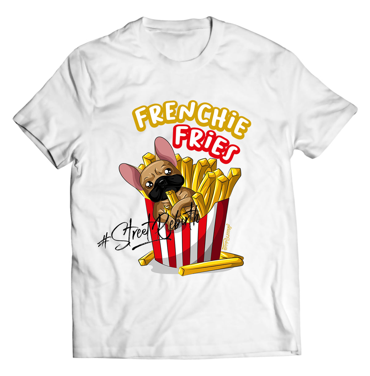 Unisex graphic T-shirt featuring an original animal-themed humorous illustration