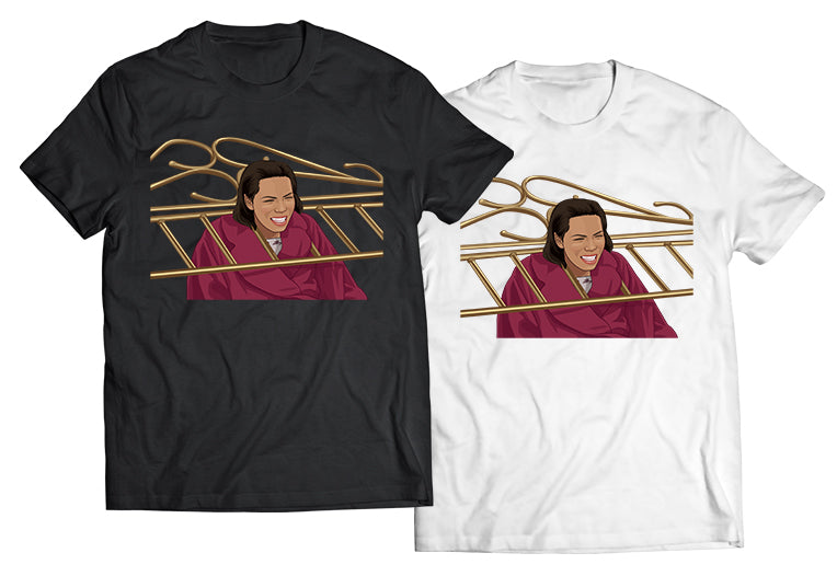 Gina Bed Frame Shirt – Martin Show Classic Moment Graphic Tee – 90s Sitcom Nostalgia, Funny Cult Scene Apparel, Unisex Streetwear