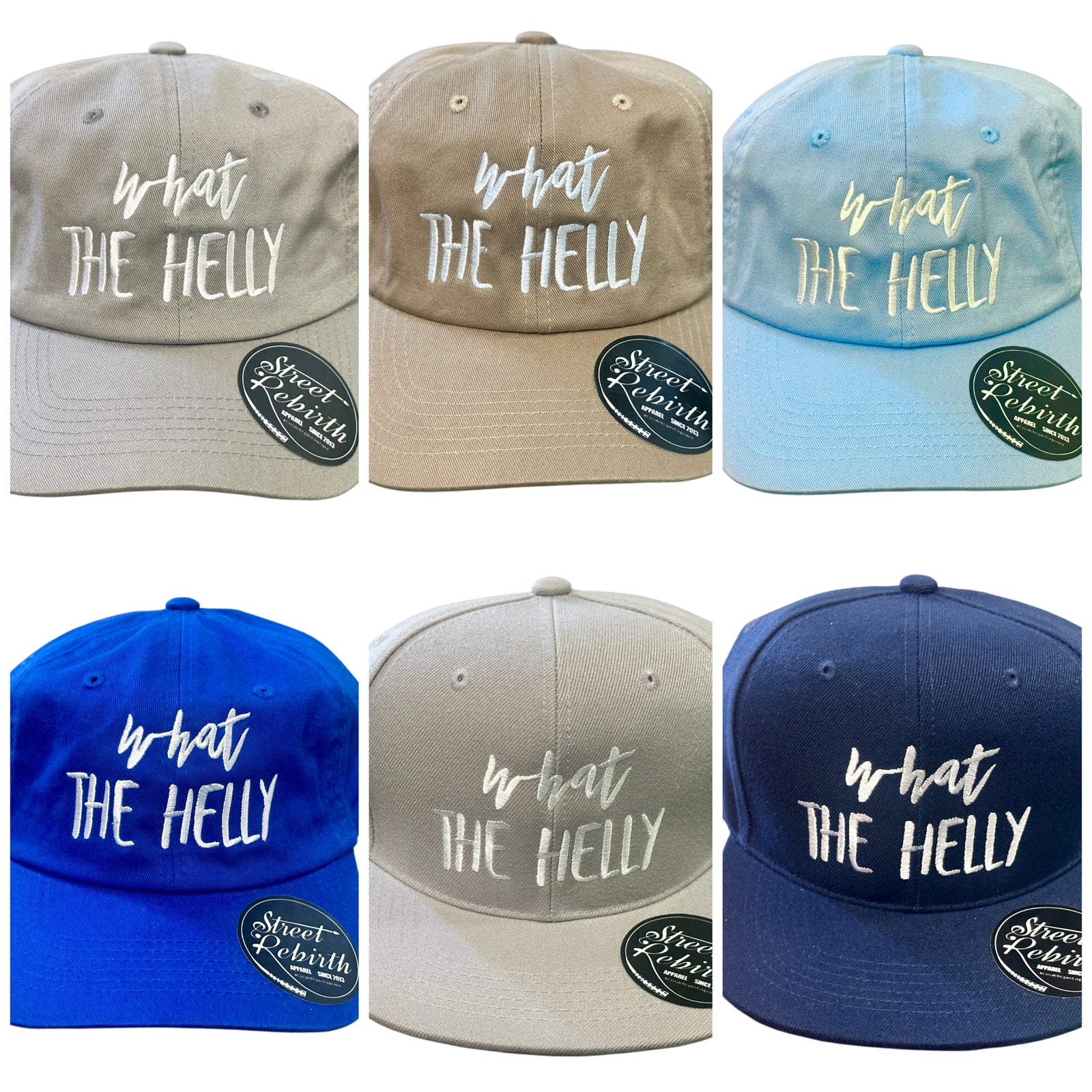 WHAT THE HELLY Hat β Premium Baseball & Dad Hat Collection