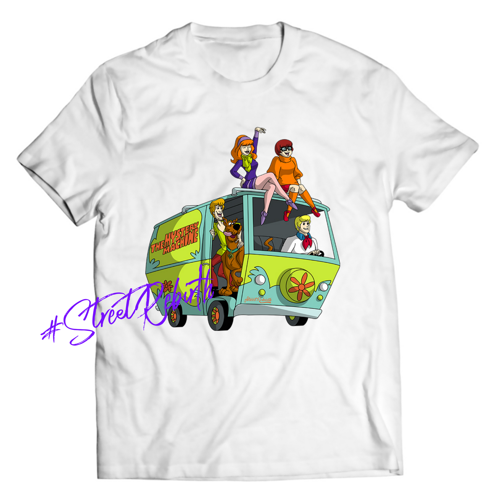 “Cruisin’ with the Mystery Crew” – Retro Van Squad-Inspired T-Shirt | Classic Cartoon Vibes & Nostalgia Ride