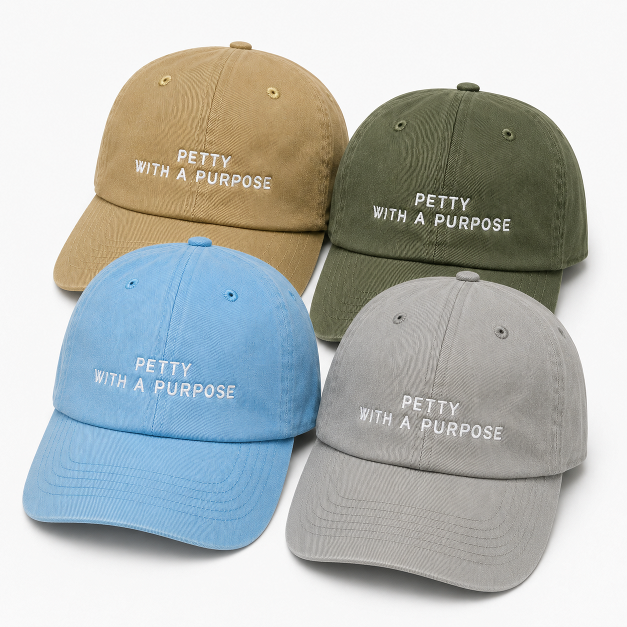 Petty with a Purpose Hat – Trendy Statement Cap for Confident, Bold Personalities - Bold Attitude, Everyday Style