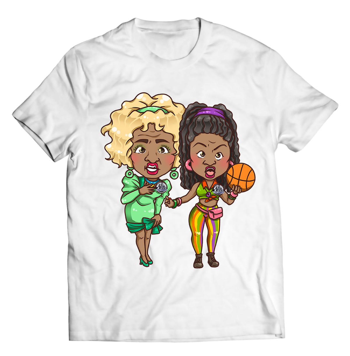 Unisex graphic T-shirt featuring an original humorous retro illustration