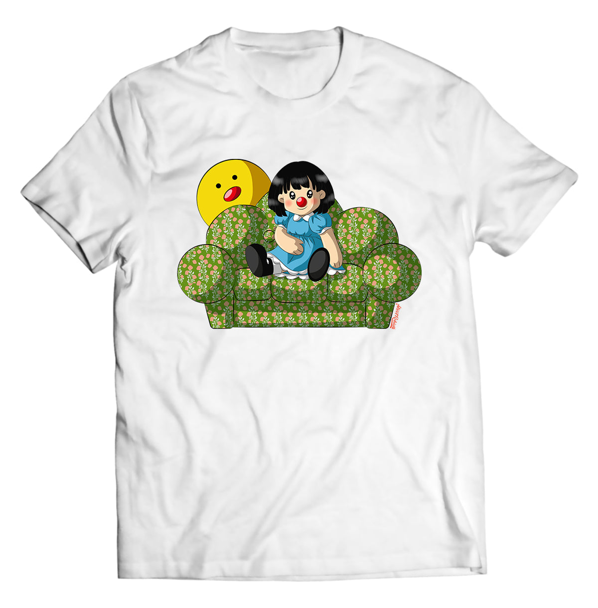 Unisex graphic T-shirt featuring an original retro illustration