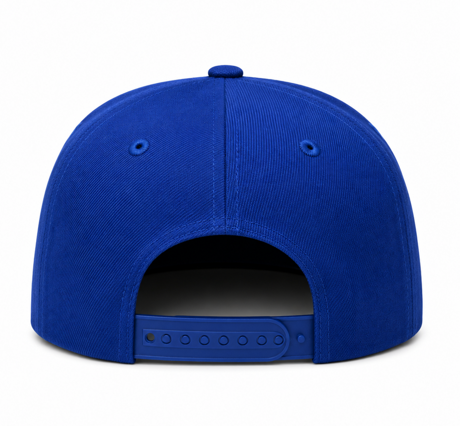 SAY LESS Embroidered Patch Snapback... Royal Blue Structured Flat Brim Baseball Cap | Street Rebirth Streetwear for Men & Women