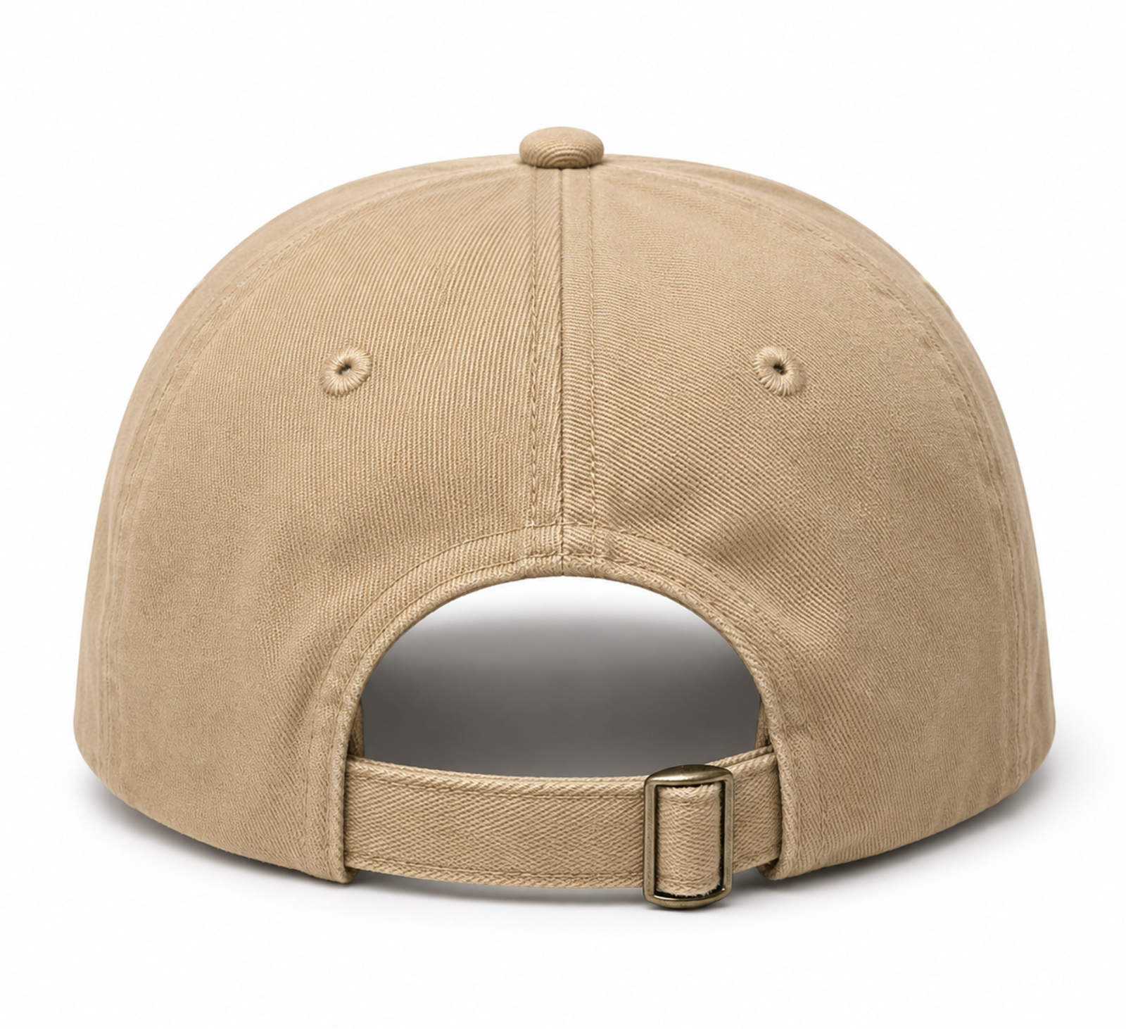 SAY LESS Embroidered Patch Dad Hat... Tan Unstructured Low Profile Adjustable Cap | Street Rebirth Streetwear for Men & Women