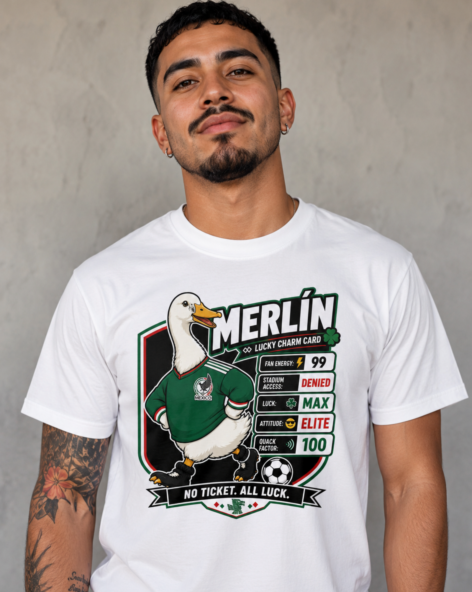Unisex graphic T-shirt featuring an original soccer humorous illustration, additional product view 5