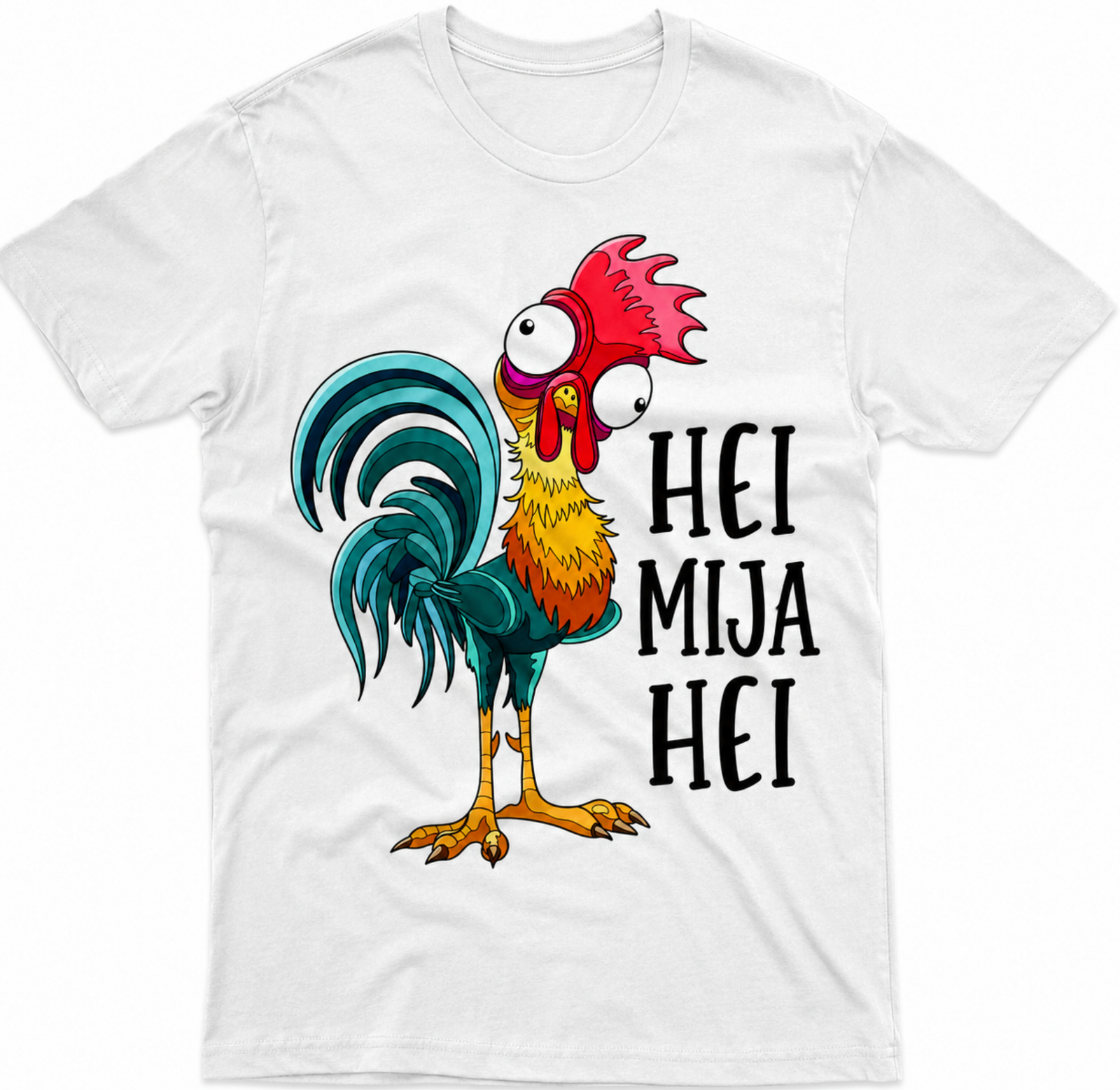 Unisex graphic T-shirt featuring an original humorous illustration