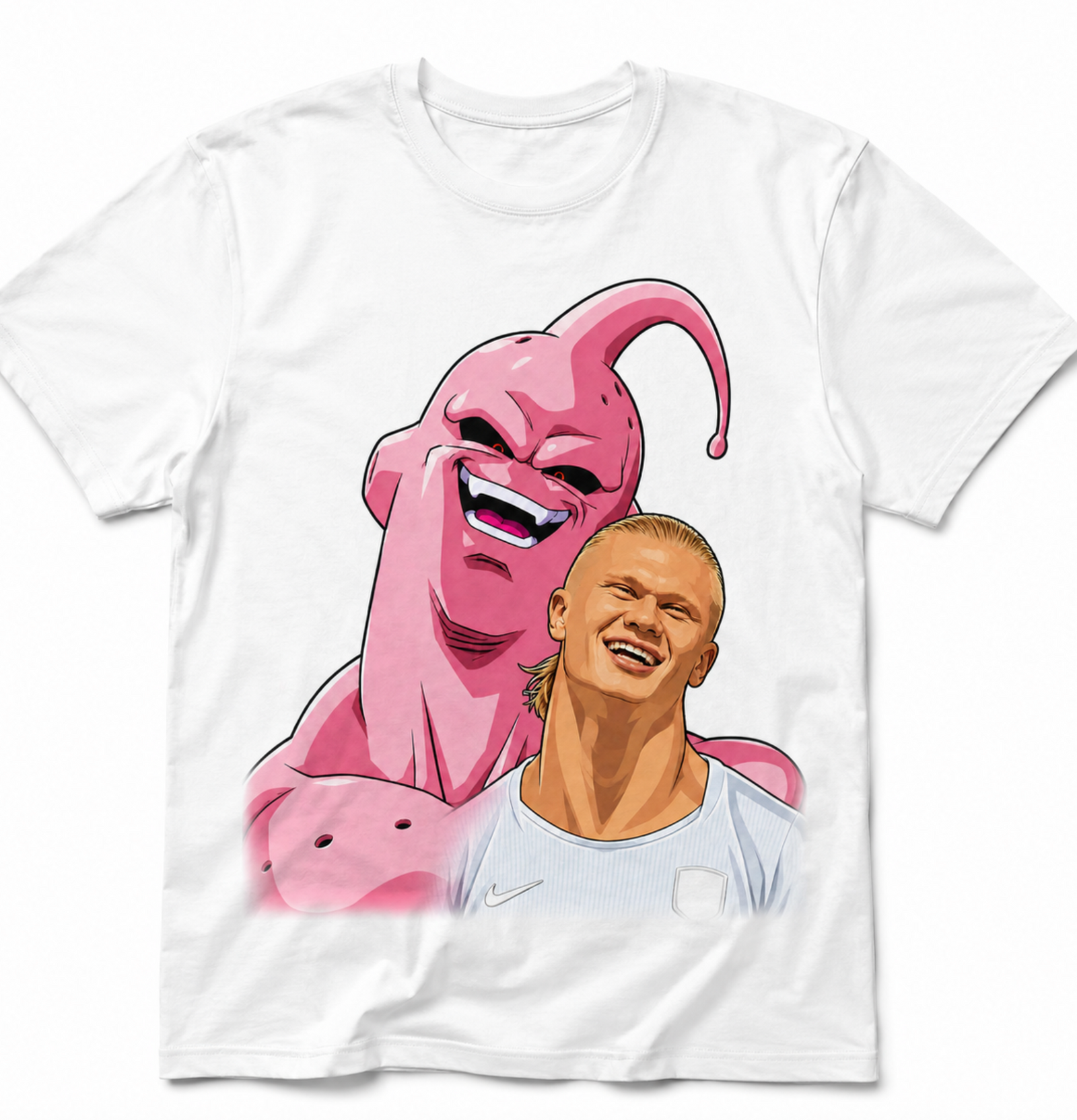 Unisex graphic T-shirt featuring an original soccer humorous cartoon-style illustration