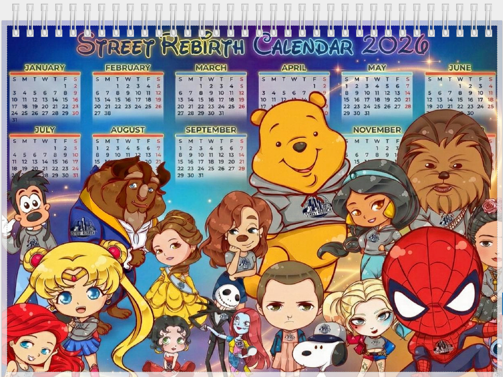 ๐๏ธ 2026 Street Rebirth Calendar โ Limited Edition