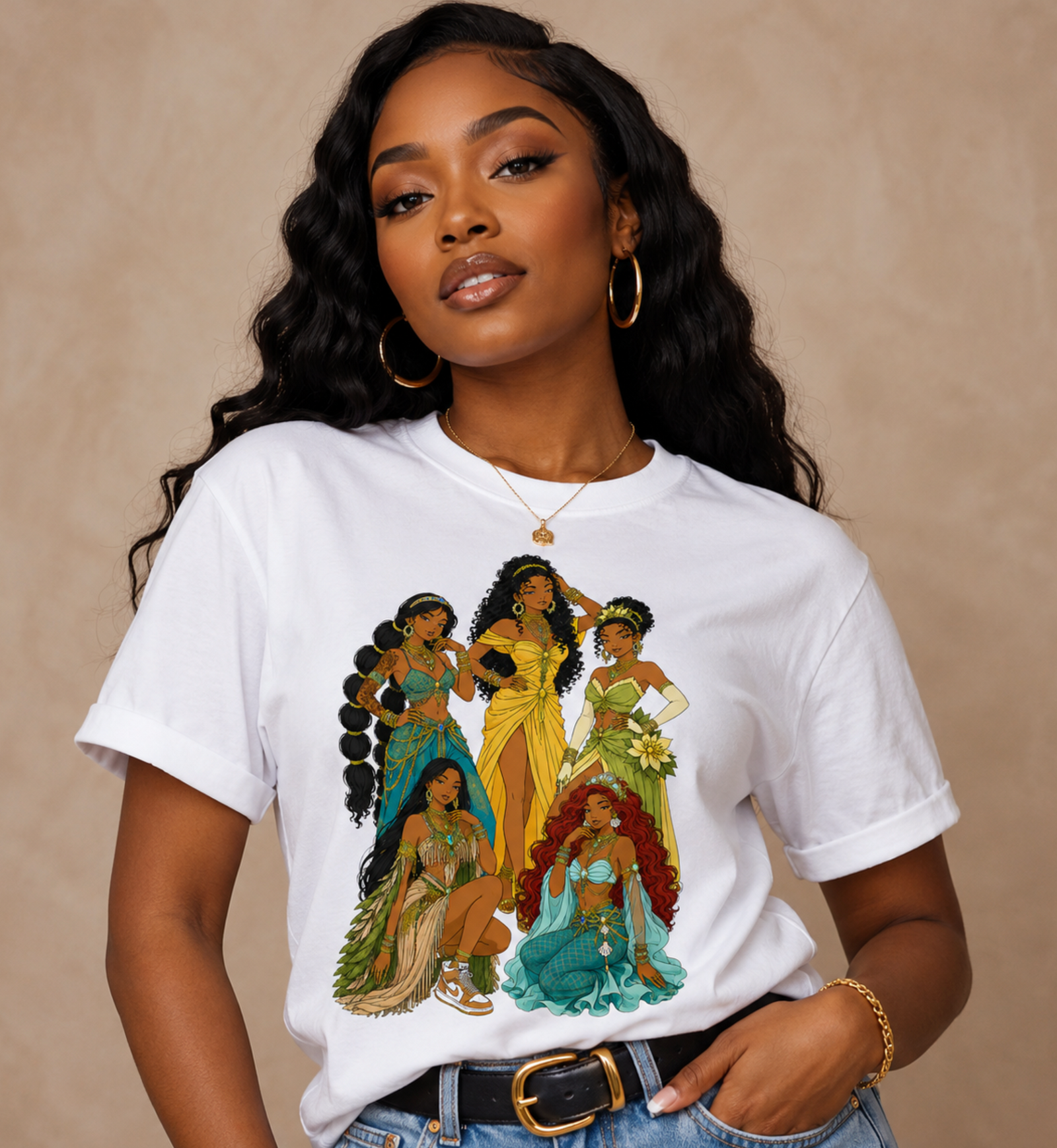 Black Girl Magic Shirt – Melanin Fairytale Princess Squad Tee