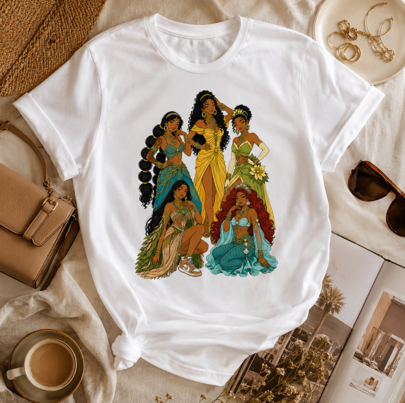 Black Girl Magic Shirt – Melanin Fairytale Princess Squad Tee