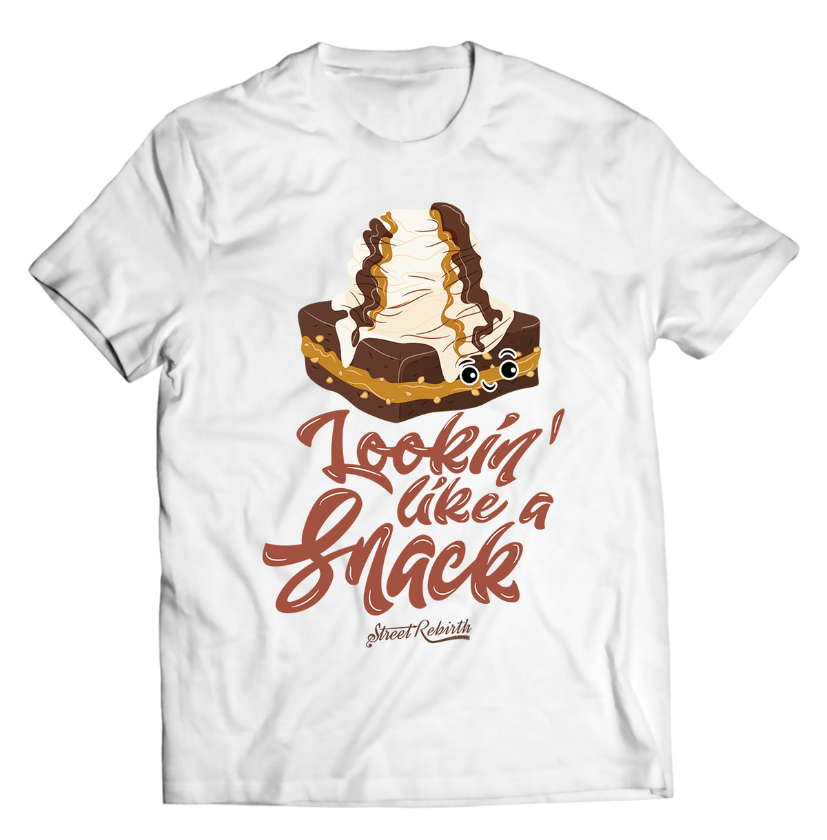 Unisex graphic T-shirt featuring an original humorous illustration
