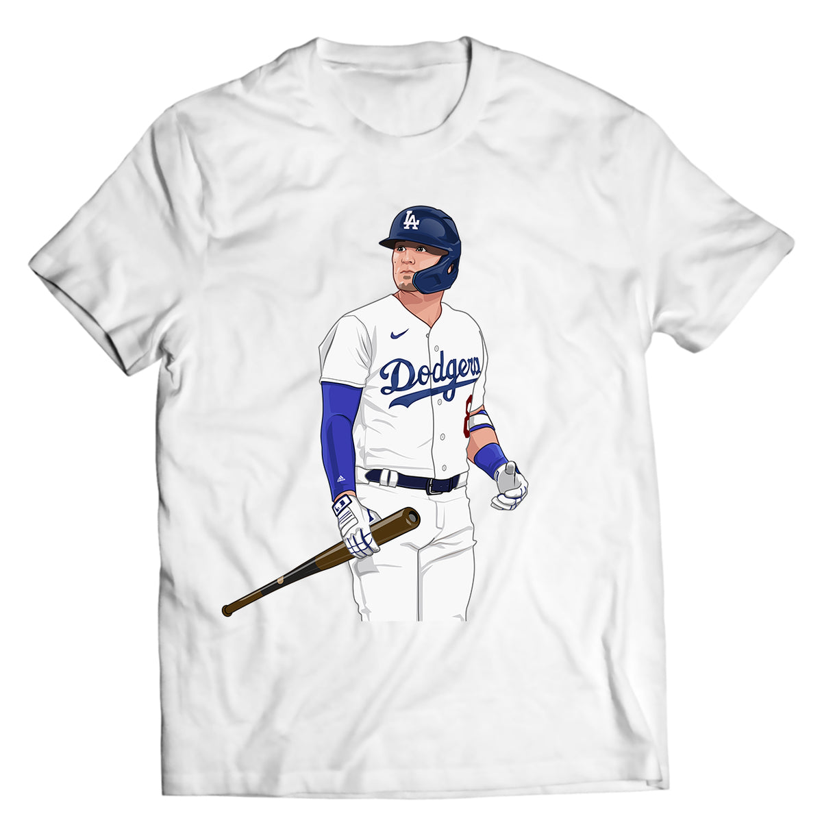 Unisex graphic T-shirt featuring an original baseball illustration