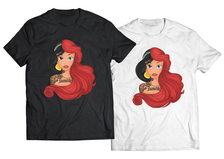Mermaid Jas Mashup Shirt - Direct To Garment Quality Print - Unisex Shirt - Gift For Him or Her