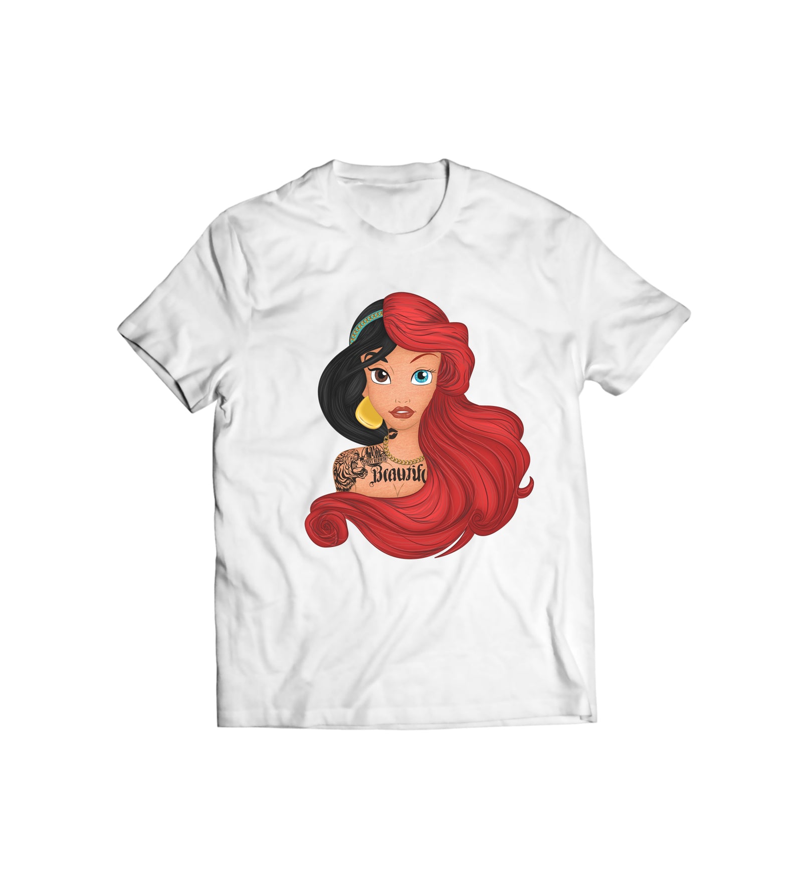 Mermaid Jas Mashup Shirt - Direct To Garment Quality Print - Unisex Shirt - Gift For Him or Her