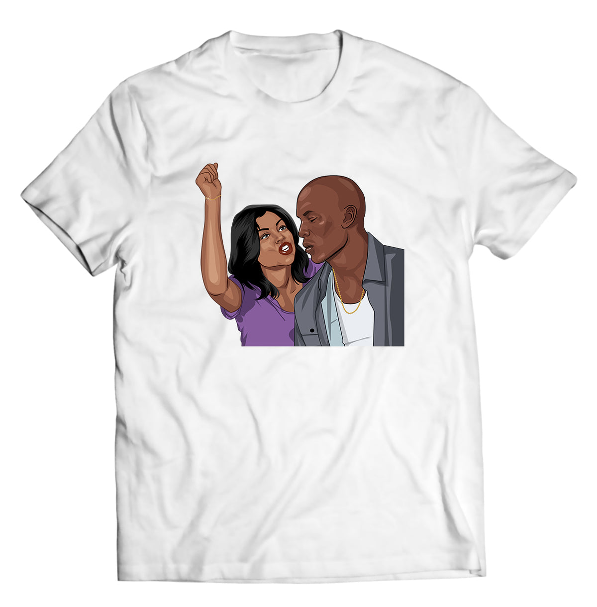 Unisex graphic T-shirt featuring an original retro illustration