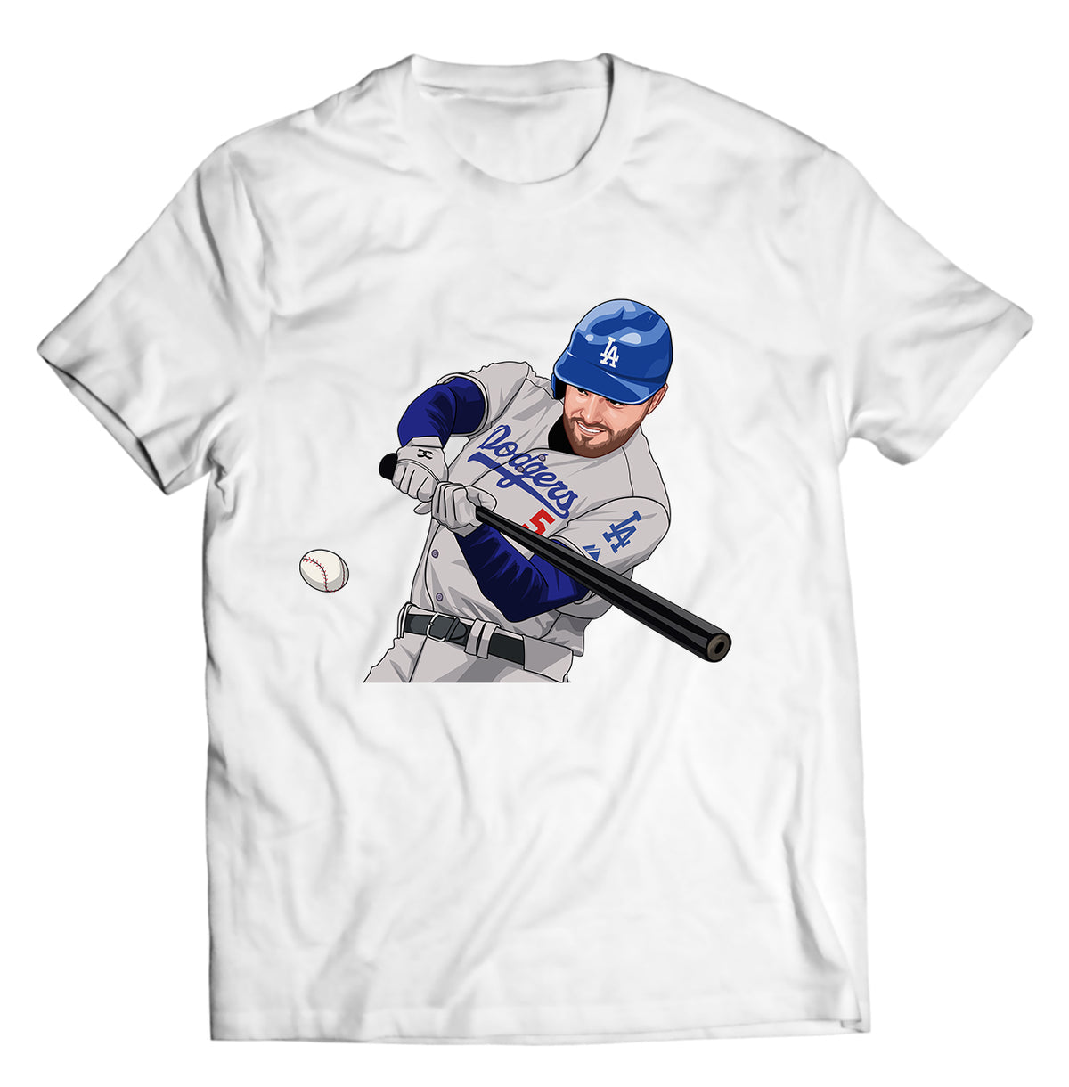 Unisex graphic T-shirt featuring an original baseball illustration