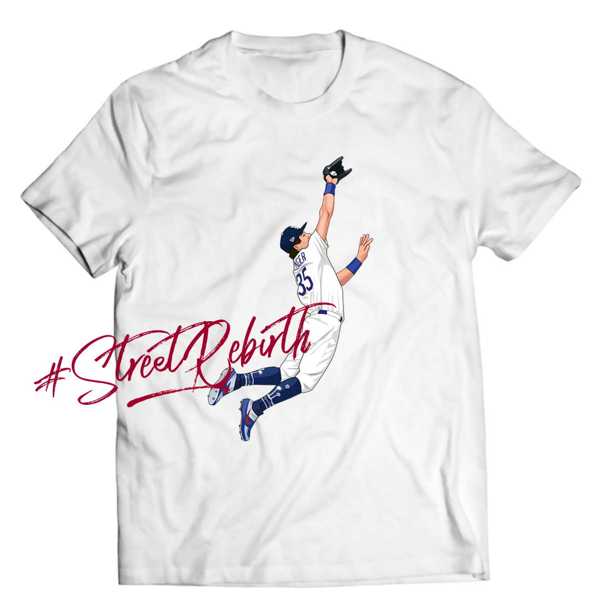 Unisex graphic T-shirt featuring an original baseball animal-themed illustration
