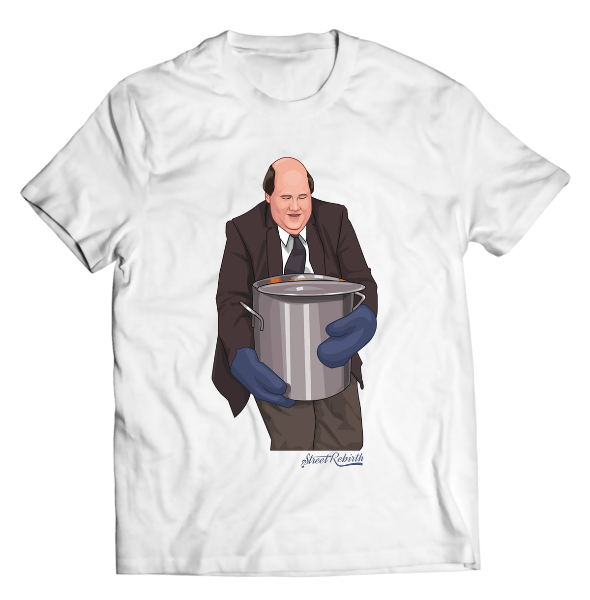 Unisex graphic T-shirt featuring an original humorous illustration