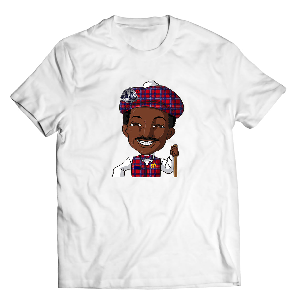 Unisex graphic T-shirt featuring an original humorous illustration