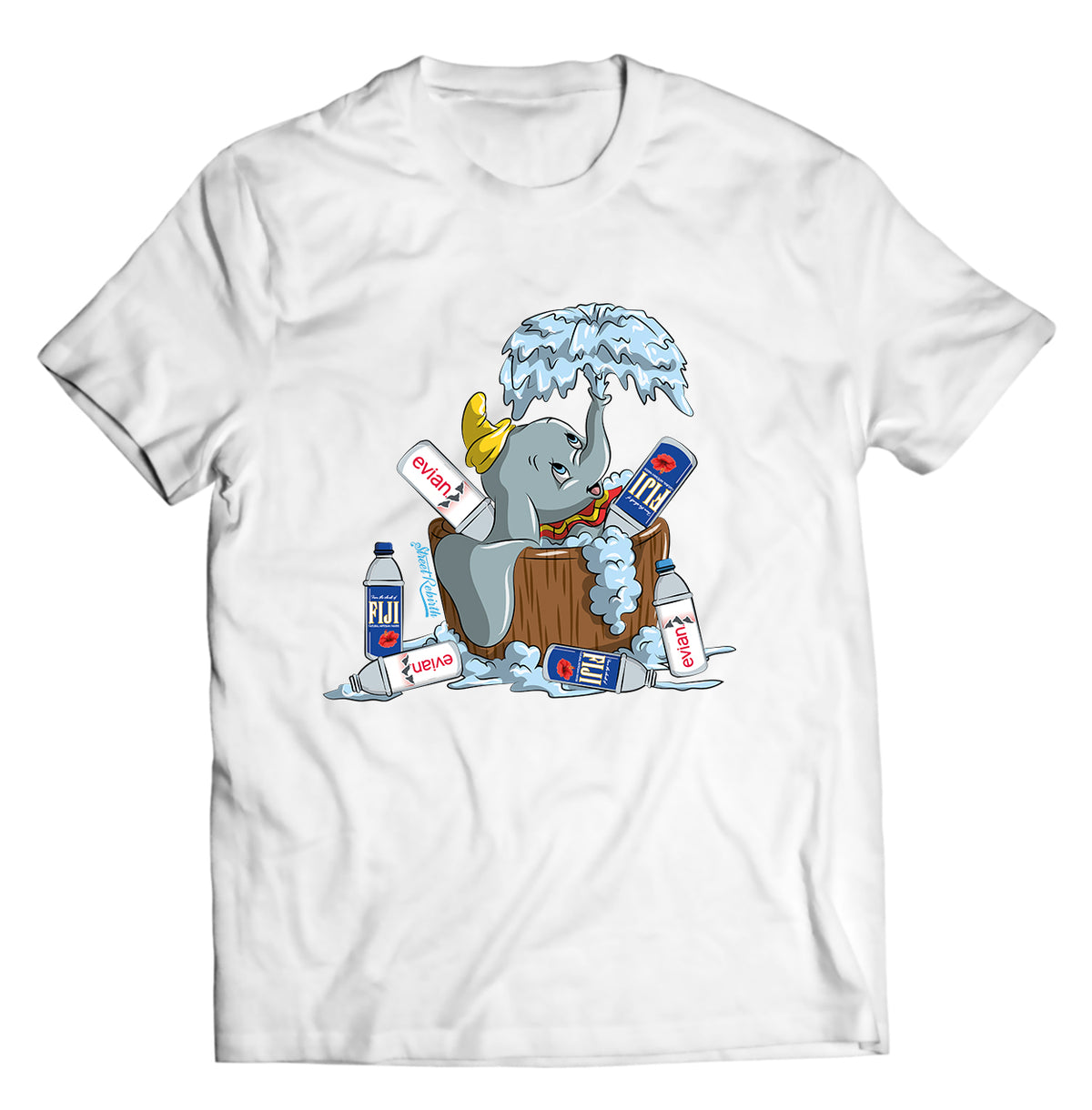 Unisex graphic T-shirt featuring an original humorous illustration
