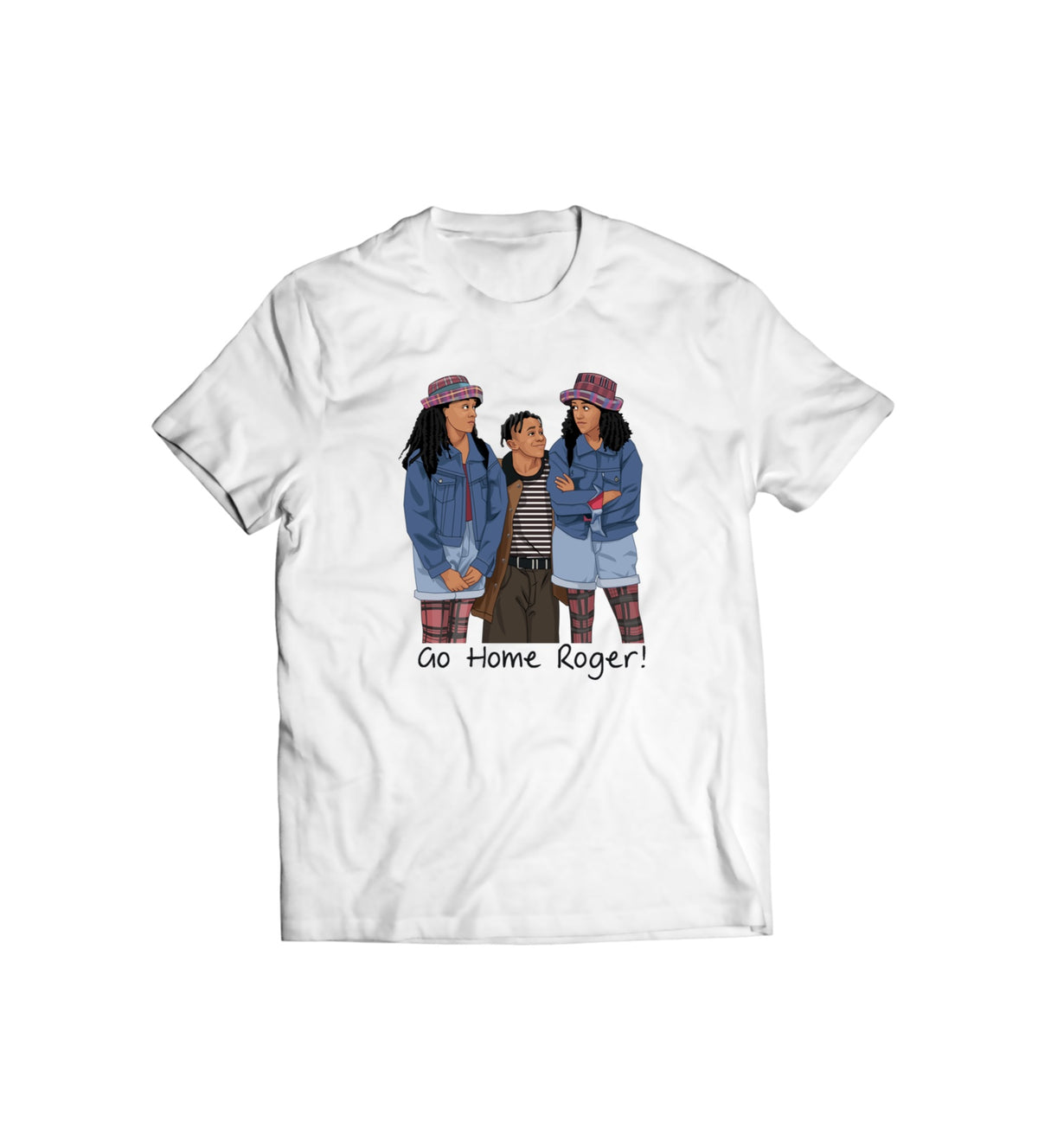 Unisex graphic T-shirt featuring an original animal-themed humorous retro illustration