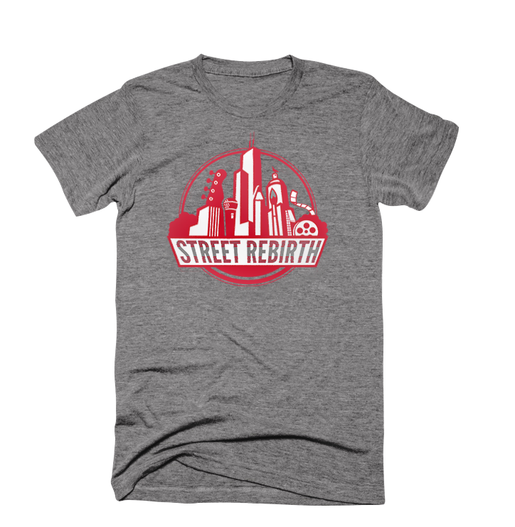 Unisex graphic T-shirt featuring an original colorful illustration