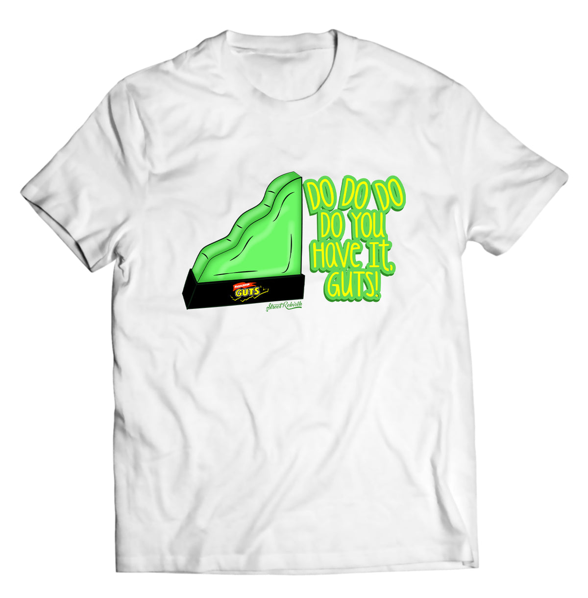 Unisex graphic T-shirt featuring an original humorous retro illustration