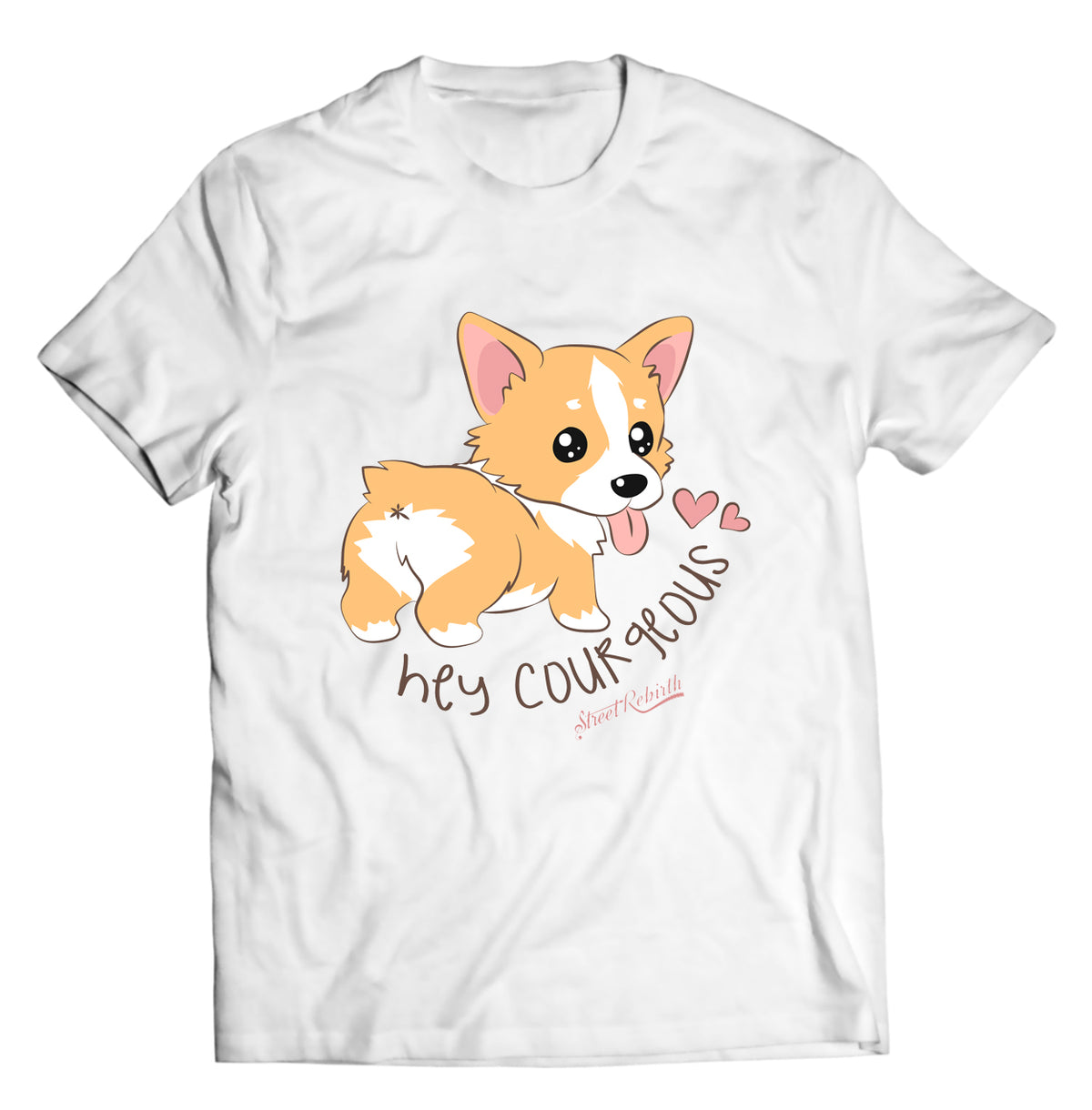 Unisex graphic T-shirt featuring an original humorous illustration