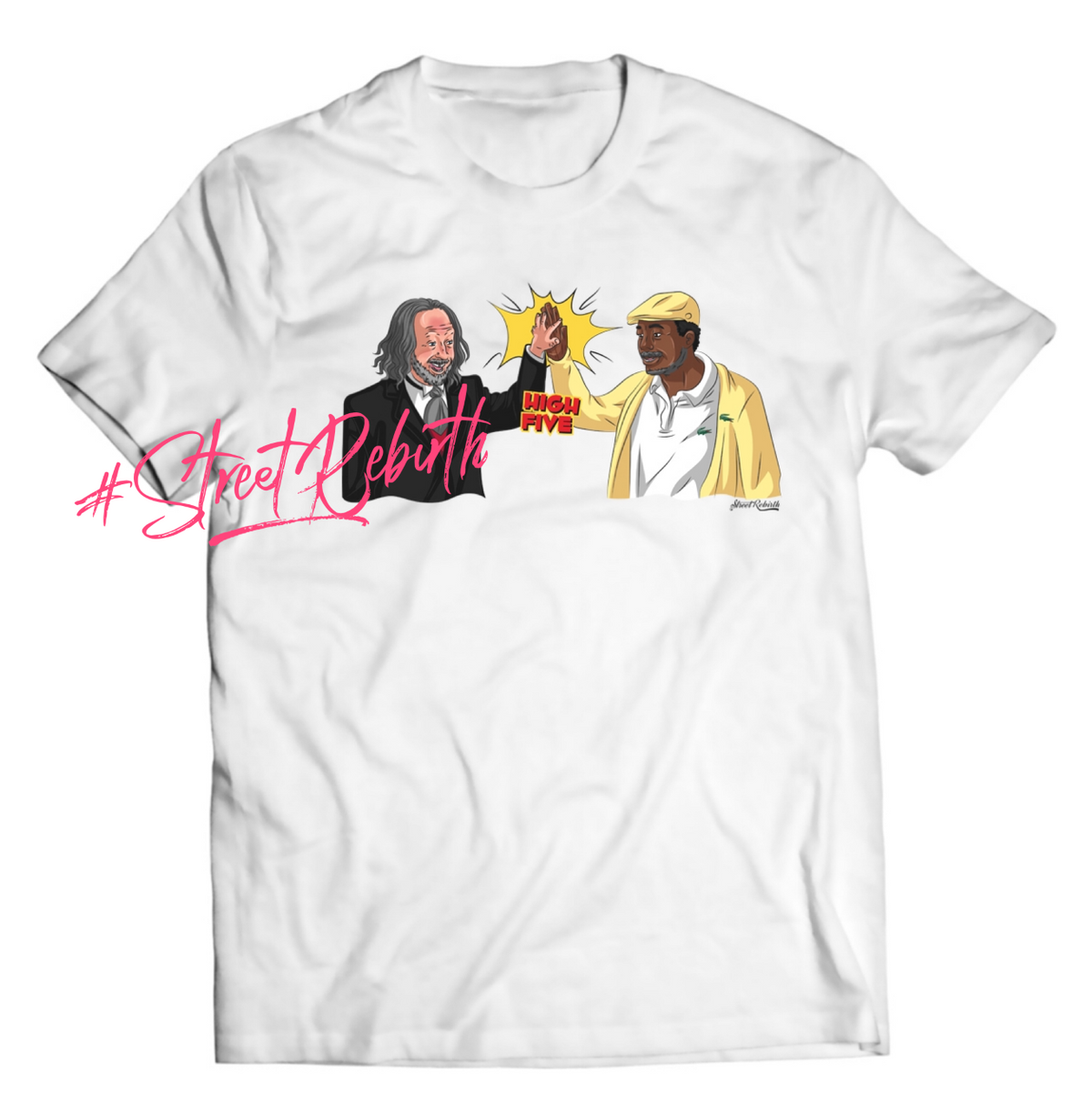 Unisex graphic T-shirt featuring an original humorous illustration