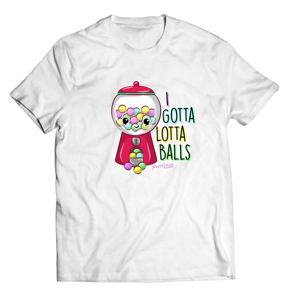 Unisex graphic T-shirt featuring an original humorous illustration