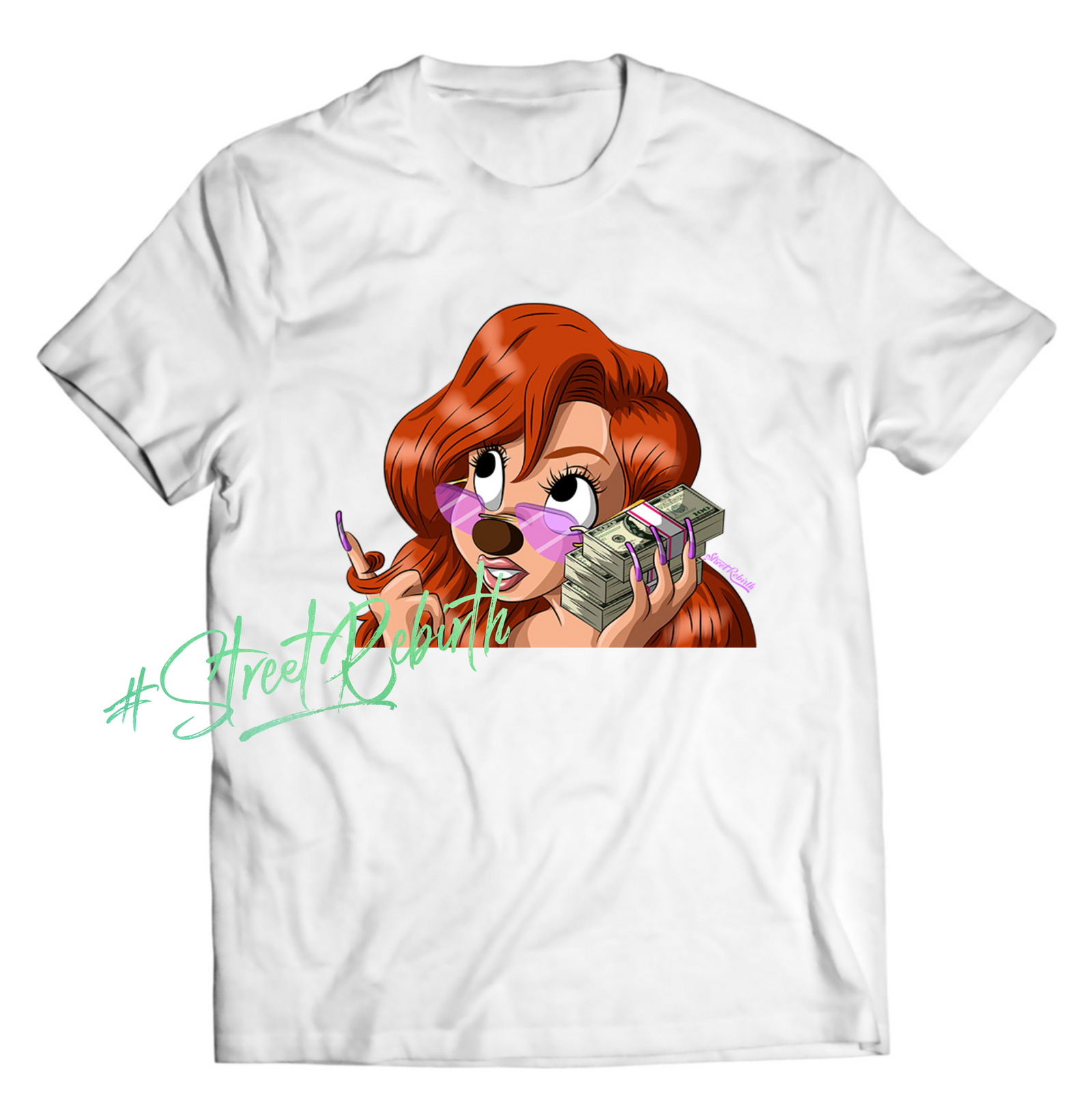 Roxanne "Money Talk" DTG-Printed Shirt – A Bold Disney Spin