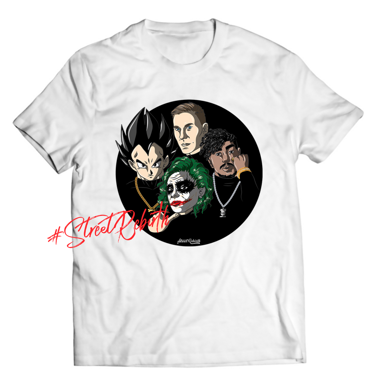 Unisex graphic T-shirt featuring an original humorous illustration