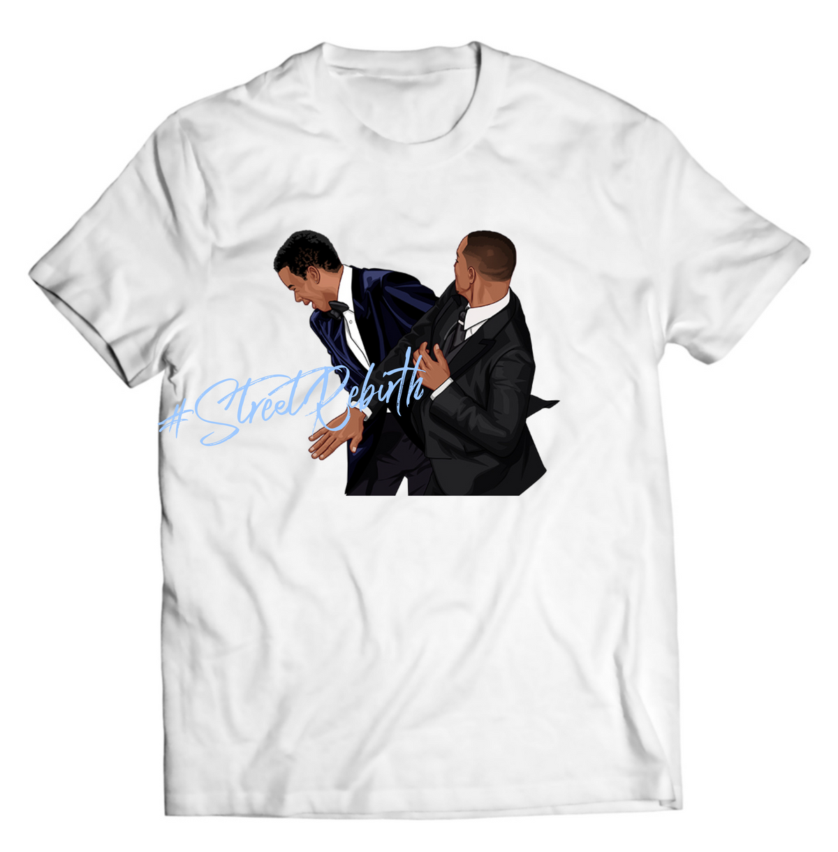 Unisex graphic T-shirt featuring an original humorous illustration
