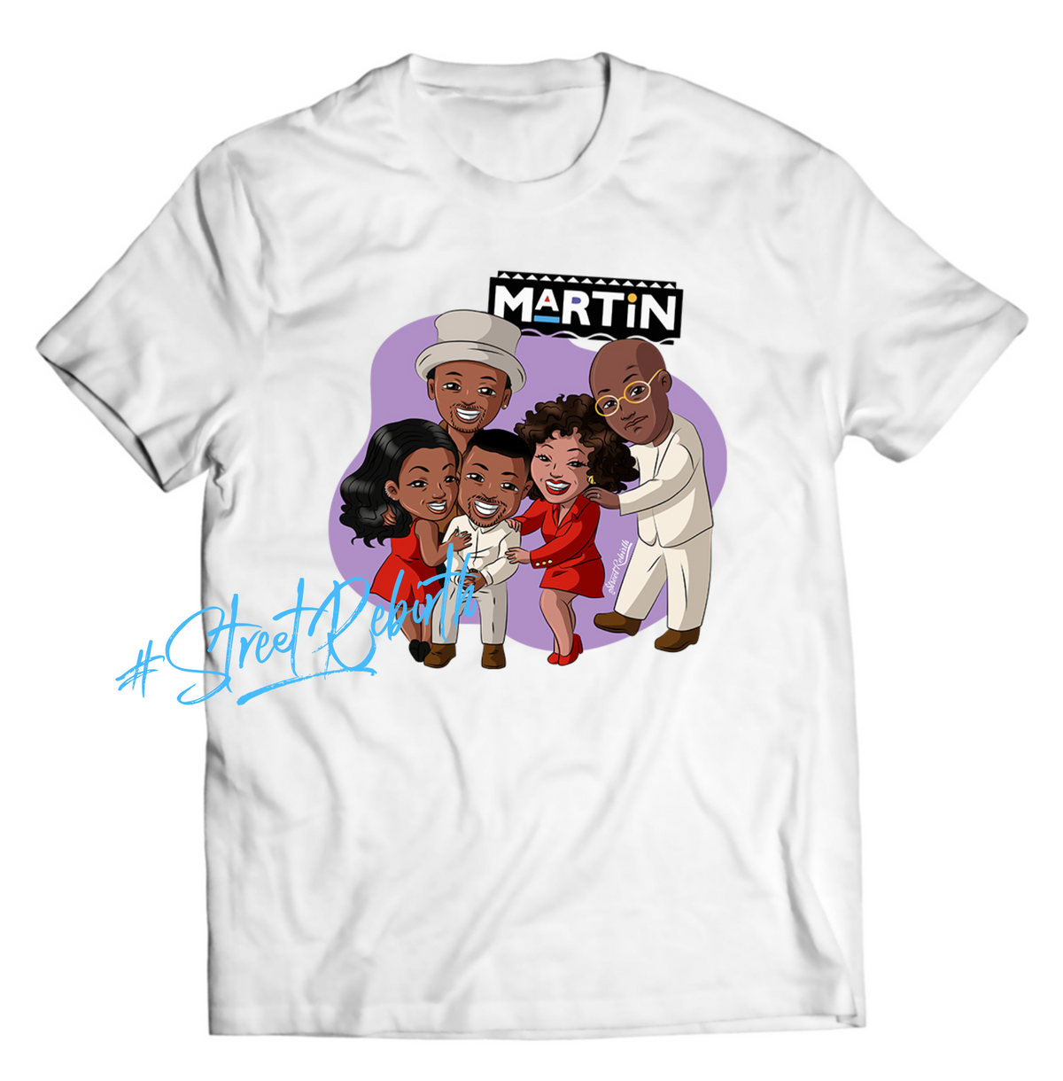 Unisex graphic T-shirt featuring an original humorous retro illustration