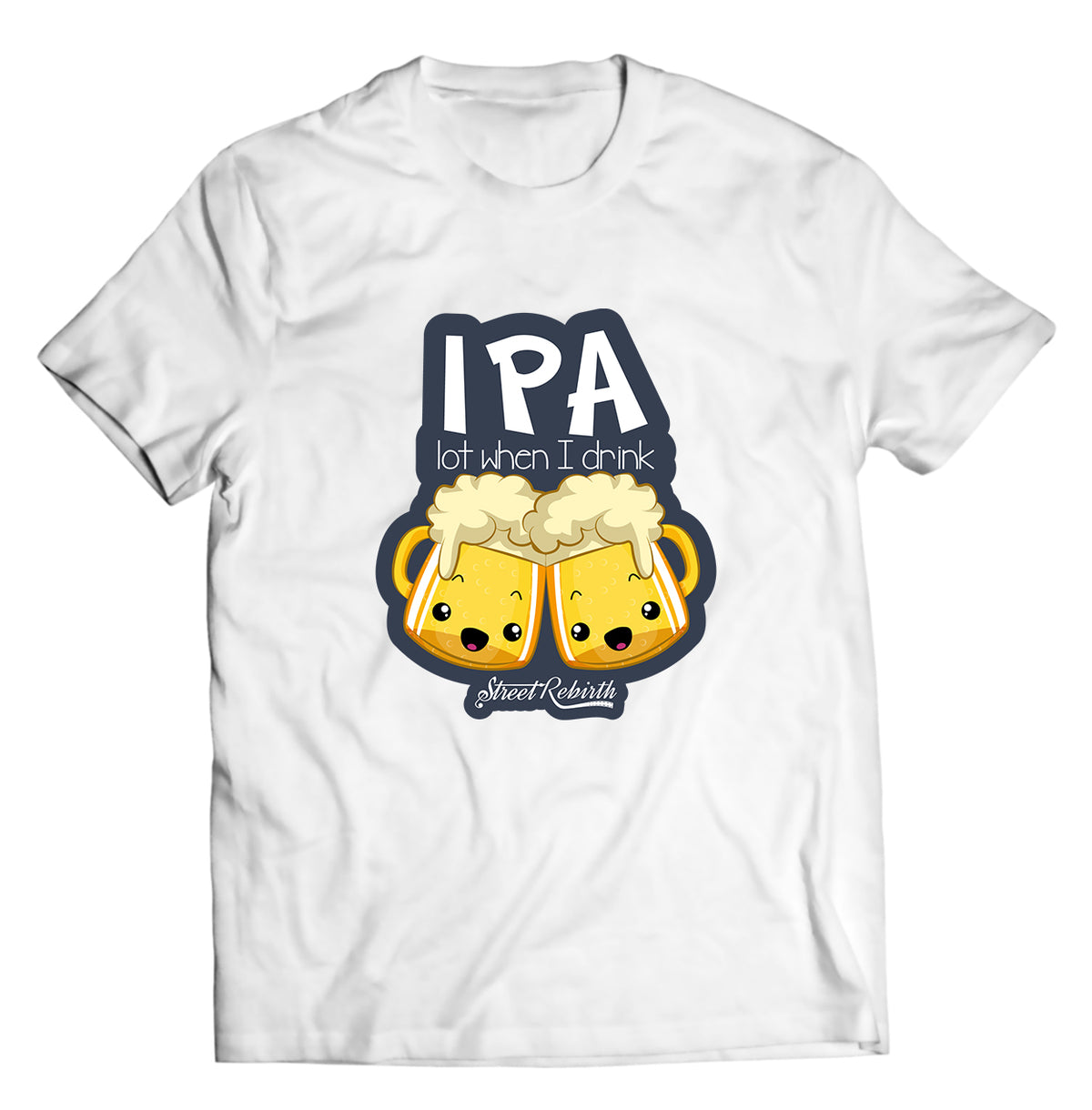 Unisex graphic T-shirt featuring an original humorous illustration