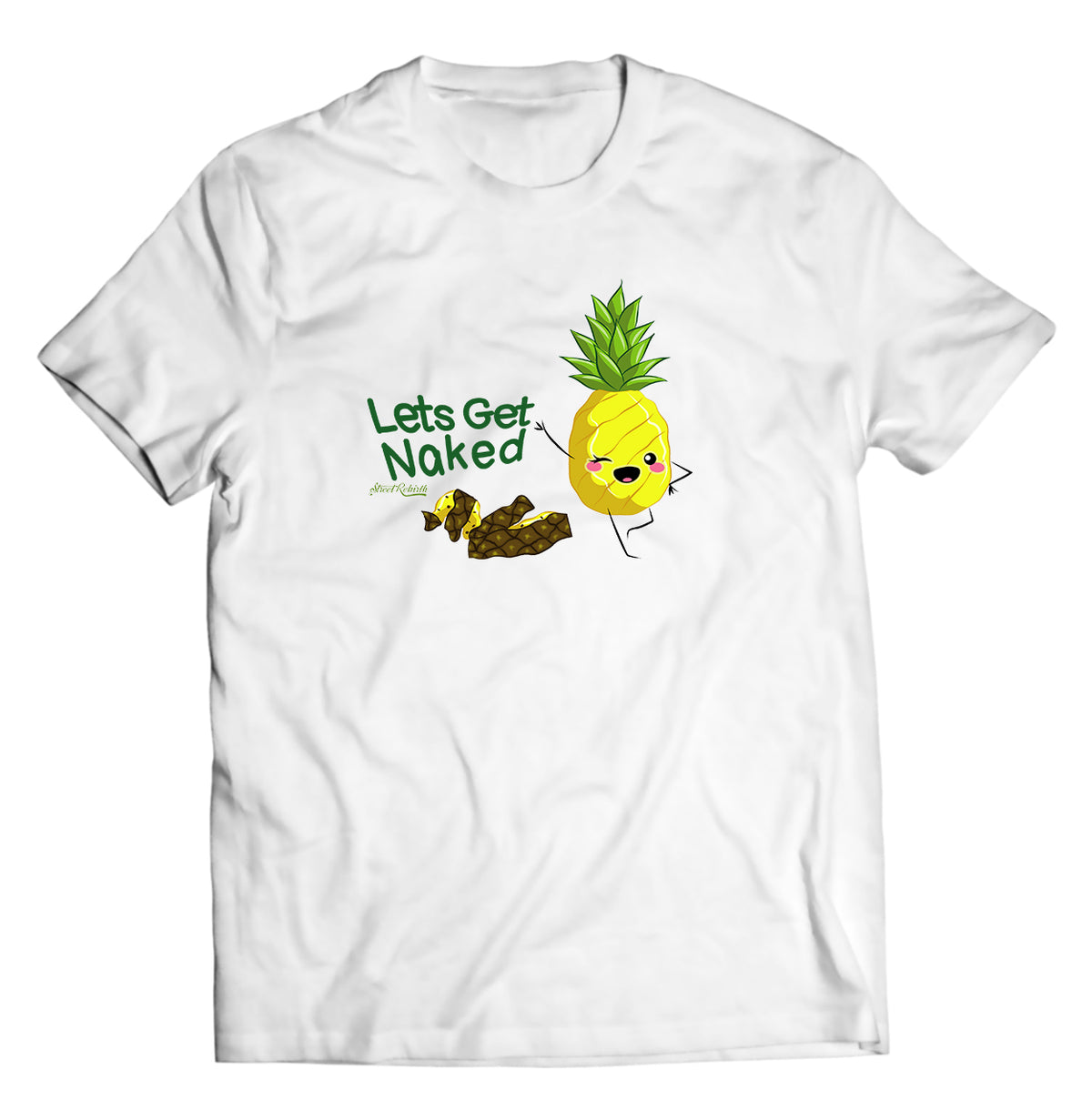 Unisex graphic T-shirt featuring an original food-themed humorous illustration