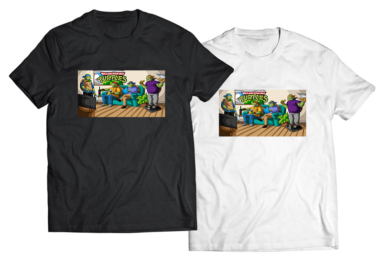 Middle Aged Turtles Shirt - Direct To Garment Quality Print - Unisex Shirt - Gift For Him or Her