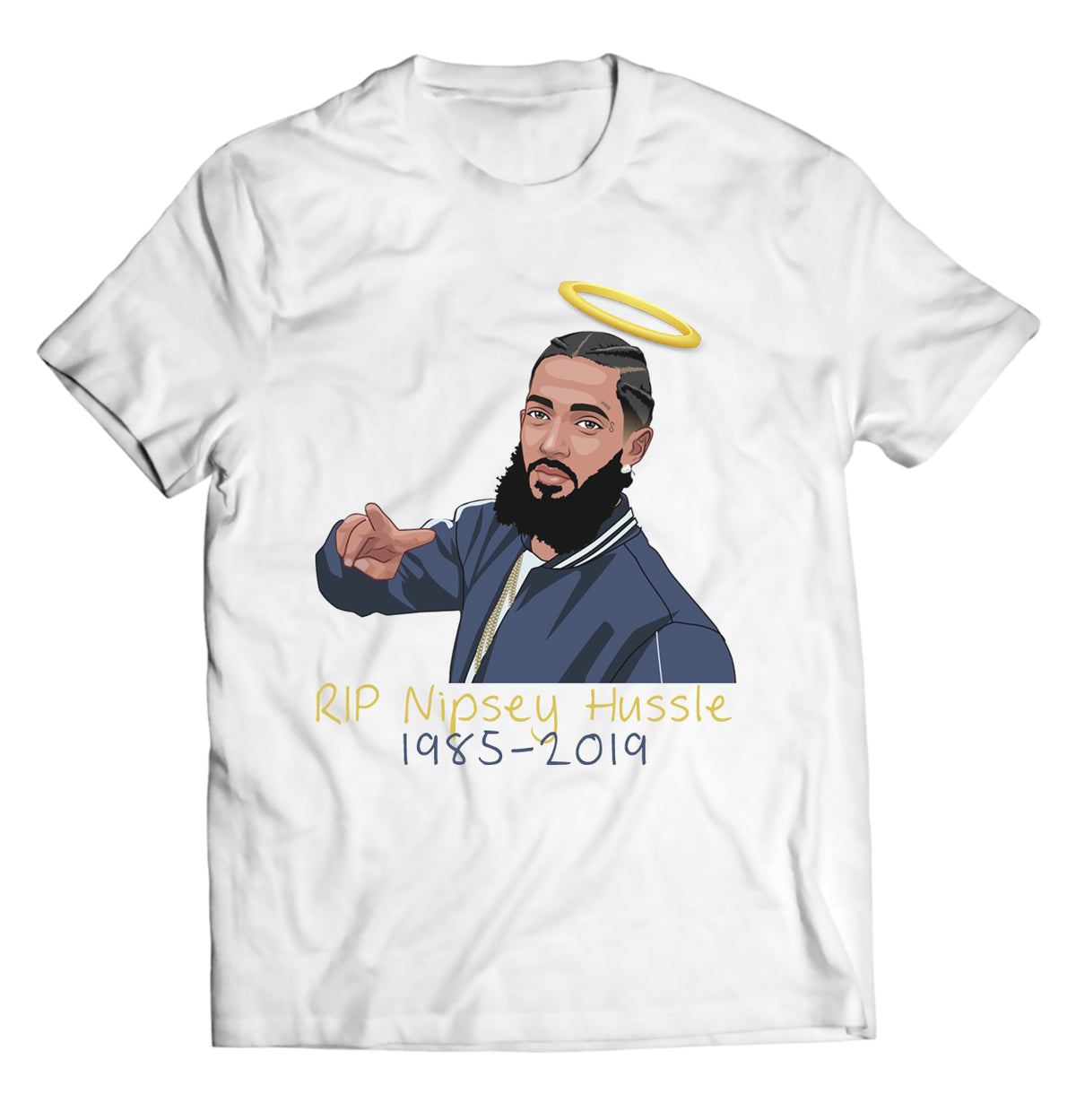 Unisex graphic T-shirt featuring an original hip hop music illustration